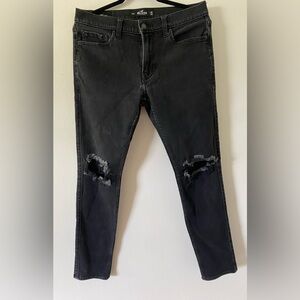 Hollister Men’s Skinny Fit Distressed Denim